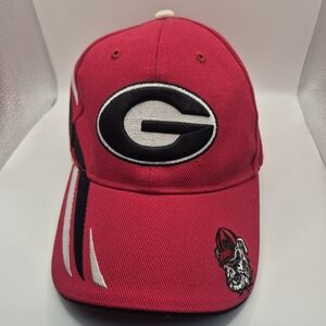 Georgia Bulldogs Adjustable Hat Red Top of the World Fan Favorite Cap
